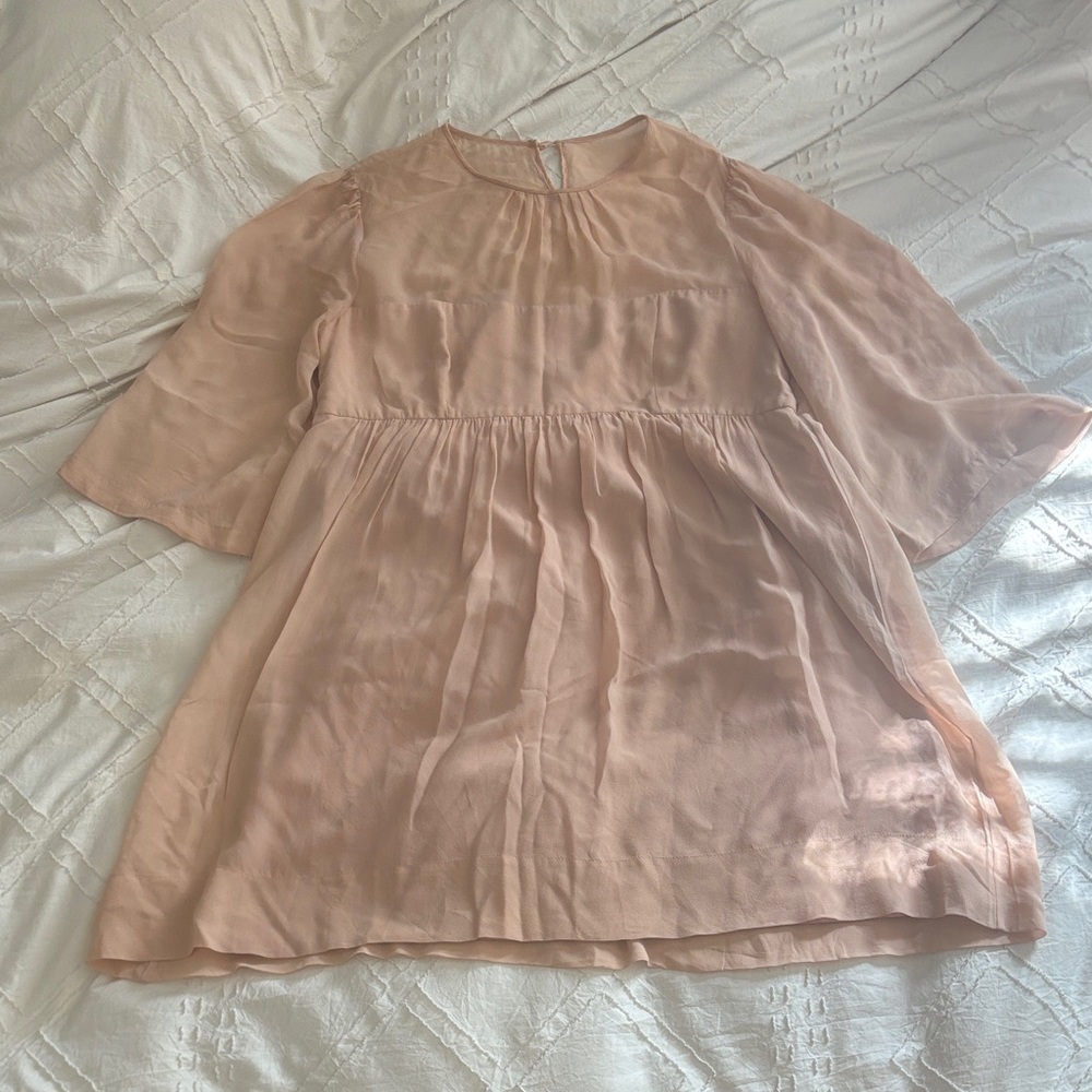 Elegant Peach Women's Dress